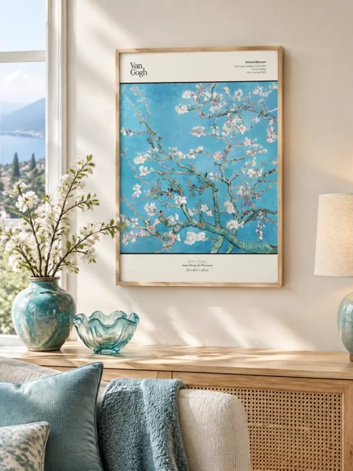 Van Gogh - Blossoming Almond Tree Poster