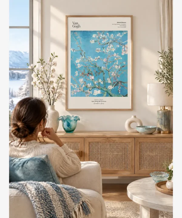Van Gogh - Blossoming Almond Tree Poster
