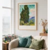Van Gogh - Cypresses Poster