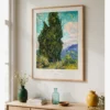 Van Gogh - Cypresses Poster