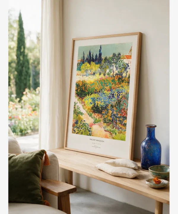Van Gogh-Garden at Arles Poster