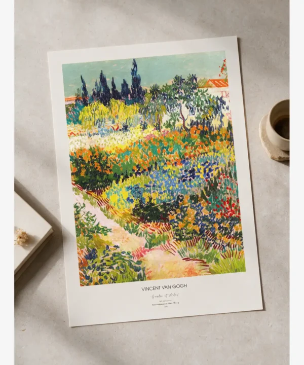 Van Gogh-Garden at Arles Poster