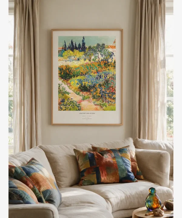 Van Gogh-Garden at Arles Poster