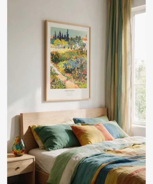 Van Gogh-Garden at Arles Poster