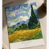 Van Gogh—Wheat Field with Cypresses Poster