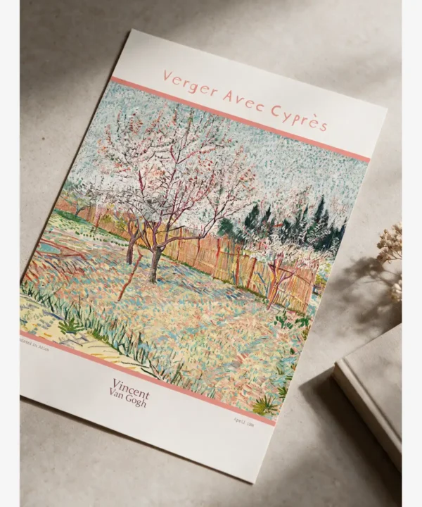 Van Gogh-Verger Aves Cypres Poster