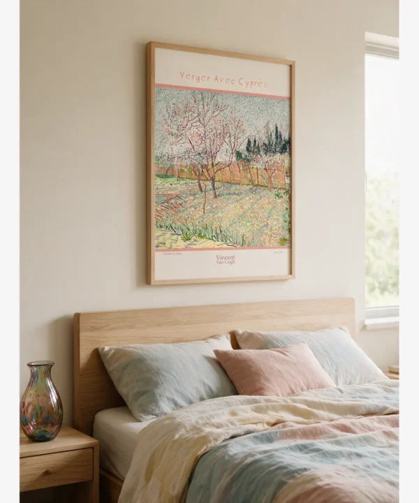 Van Gogh-Verger Aves Cypres Poster