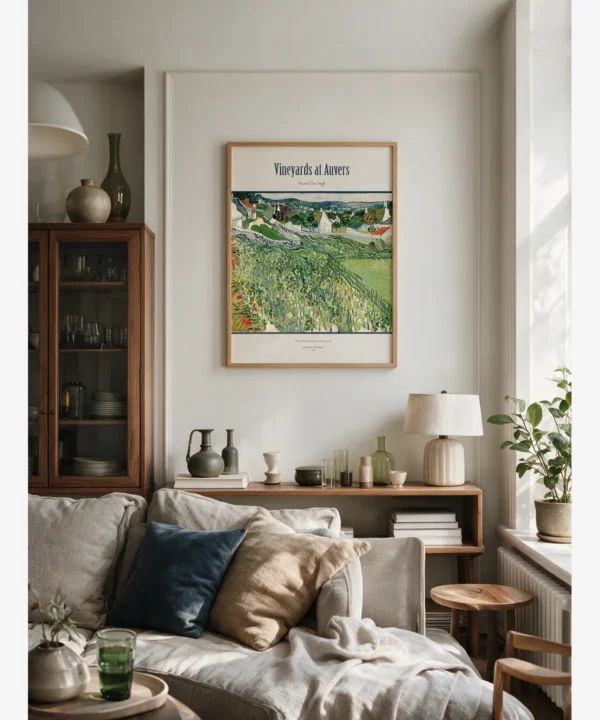 Van Gogh—Vineyards at Auvers Poster