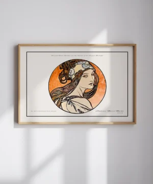 Alphonse Maria Mucha-Stained Glass Window Poster Alphonse Maria Mucha-Stained Glass Window Poster