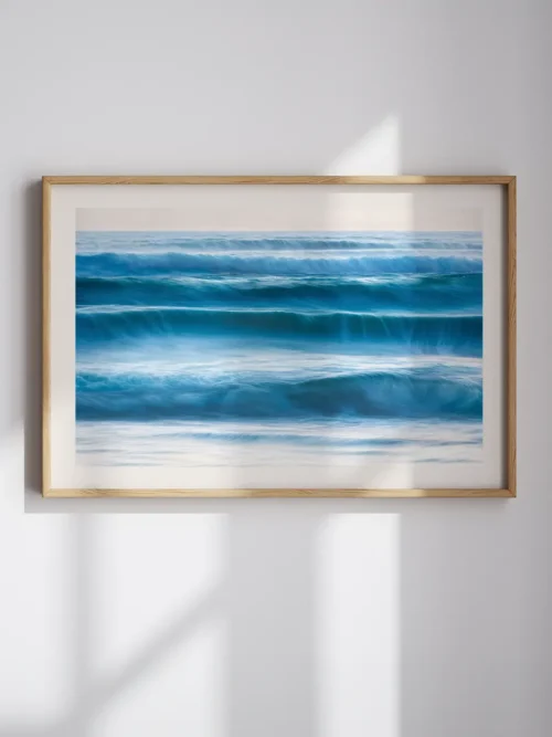 Blue Waves Poster