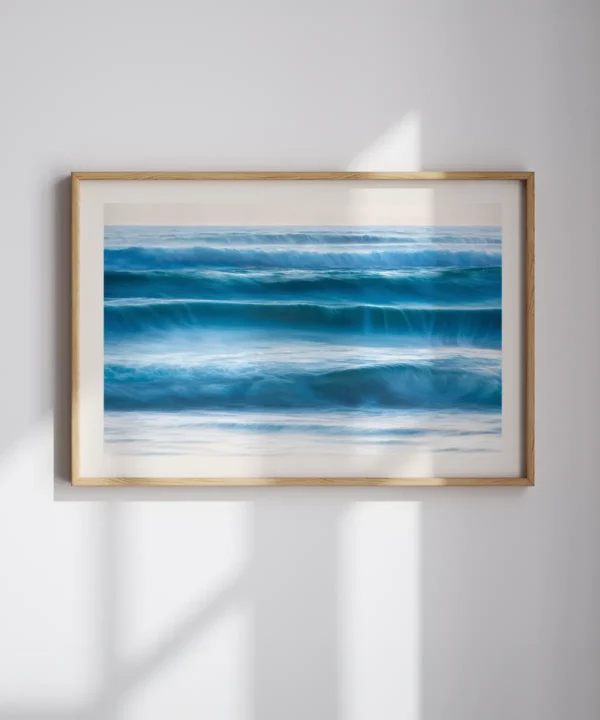 Blue Waves Poster