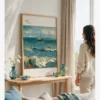 Van Gogh - Seascape near Les Saintes Poster