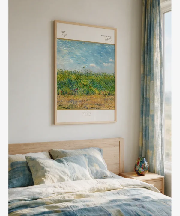 Van Gogh-Wheatfield with Partridge Poster