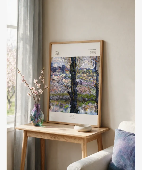 Van Gogh - Flowering Orchards Poster