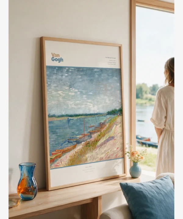 Van Gogh—The Moored Canoes Poster