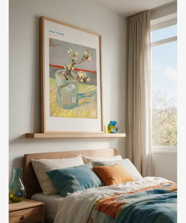Van Gogh - Sprig of Flowering Almond Poster