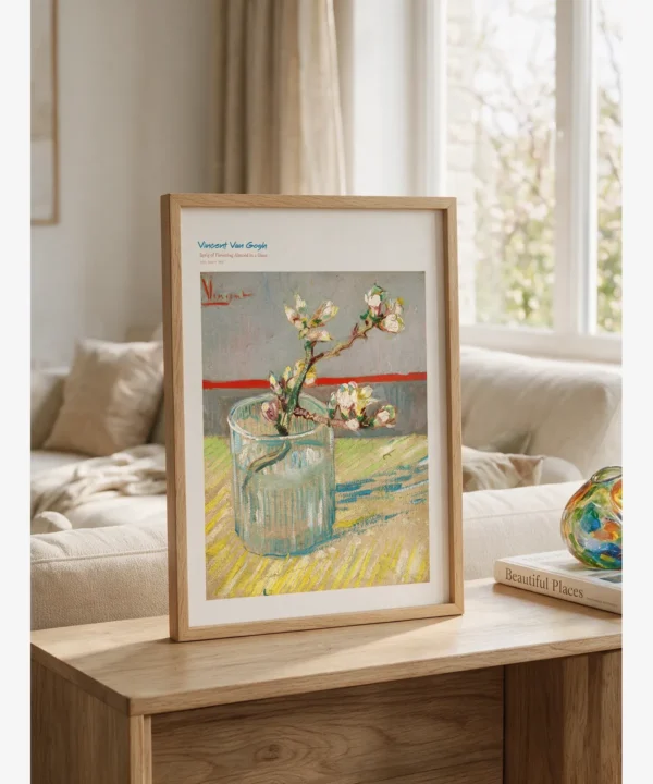 Van Gogh - Sprig of Flowering Almond Poster