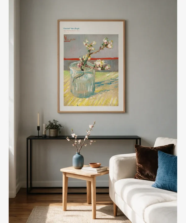 Van Gogh - Sprig of Flowering Almond Poster