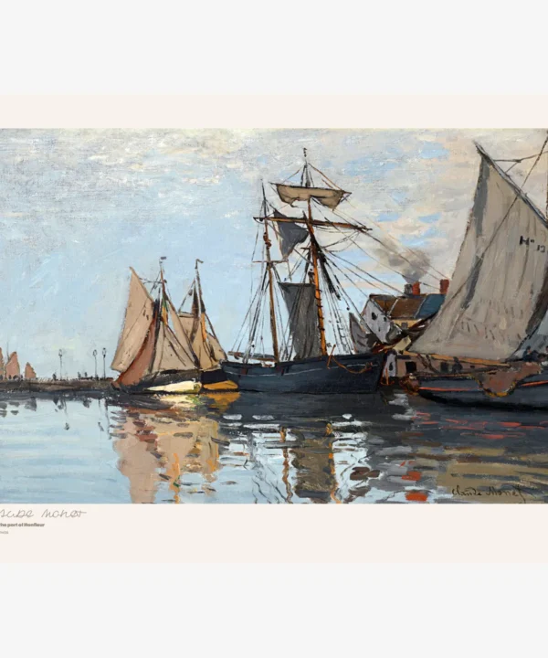 Claude Monet-Boats in the Port Poster