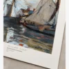 Claude Monet-Boats in the Port Poster