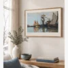 Claude Monet-Boats in the Port Poster