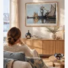Claude Monet-Boats in the Port Poster