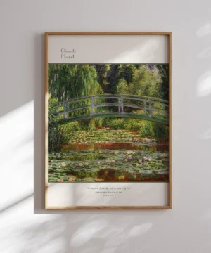 Claude Monet-Japanese Bridge Poster Claude Monet-Japanese Bridge Poster