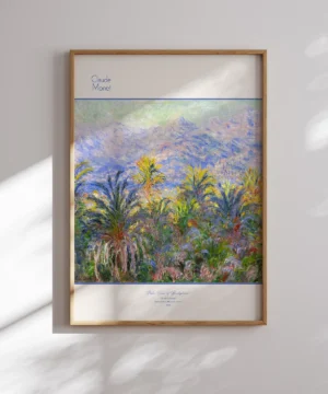 Claude Monet-Palm Trees At Bordighera Poster Claude Monet-Palm Trees At Bordighera Poster