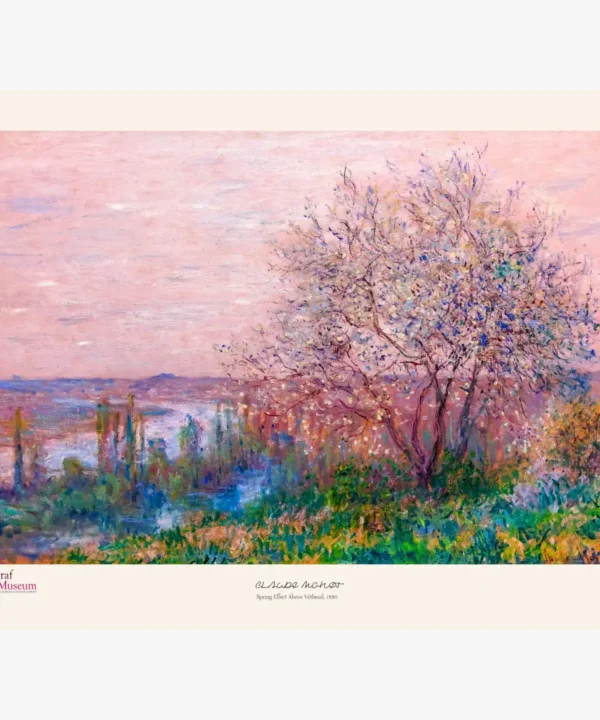 Claude Monet-Spring Effect Above Vetheuil Poster