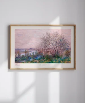 Claude Monet-Spring Effect Above Vetheuil Poster Claude Monet-Spring Effect Above Vetheuil Poster