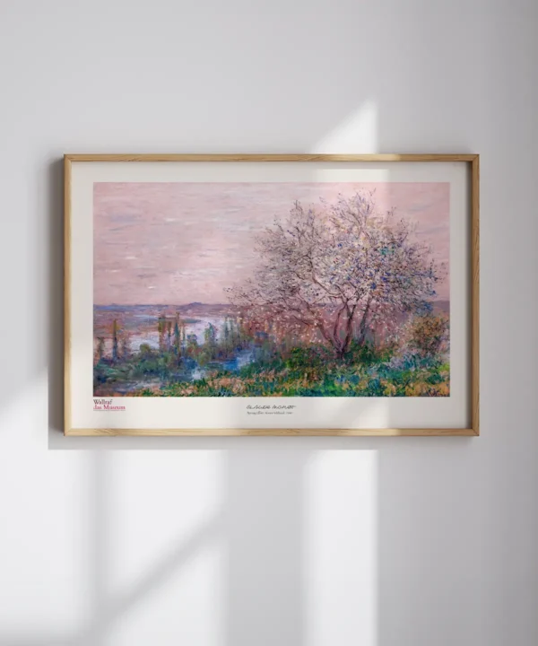 Claude Monet-Spring Effect Above Vetheuil Poster Claude Monet-Spring Effect Above Vetheuil Poster