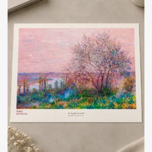 Claude Monet-Spring Effect Above Vetheuil Poster