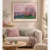 Claude Monet-Spring Effect Above Vetheuil Poster