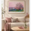 Claude Monet-Spring Effect Above Vetheuil Poster
