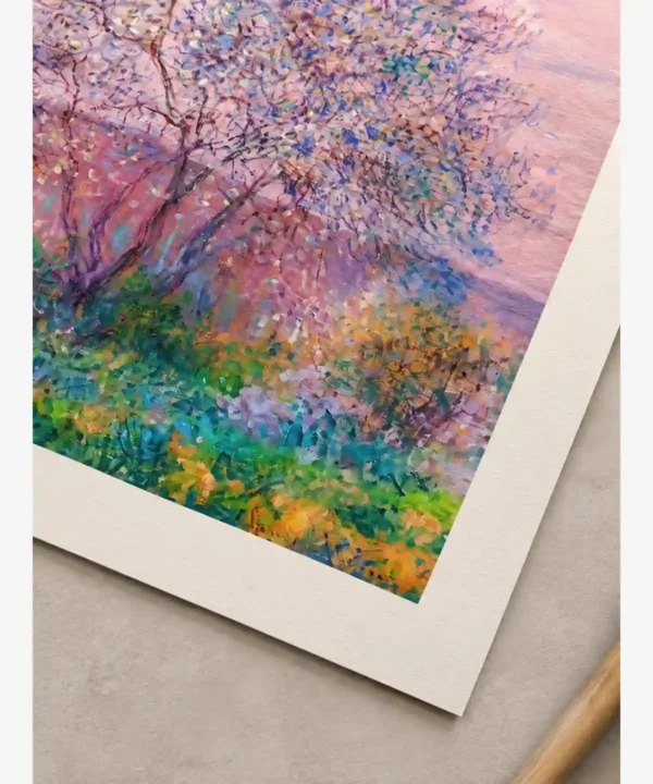 Claude Monet-Spring Effect Above Vetheuil Poster