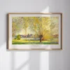 Claude Monet-The Willows Poster (Yatay Kompozisyon)