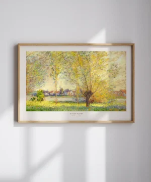 Claude Monet-The Willows Poster-Yatay Kompozisyon Claude Monet-The Willows Poster (Yatay Kompozisyon)