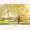 Claude Monet-The Willows Poster (Yatay Kompozisyon)