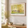 Claude Monet-The Willows Poster (Yatay Kompozisyon)