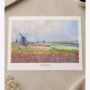 Claude Monet-Tulip Fields Near the Hague baskı Poster Claude Monet-Tulip Fields Near the Hague Poster