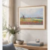 Claude Monet-Tulip Fields Near the Hague duvar Poster Claude Monet-Tulip Fields Near the Hague Poster