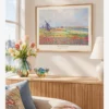 Claude Monet-Tulip Fields Near the Hague konsol üzeri için Poster Claude Monet-Tulip Fields Near the Hague Poster