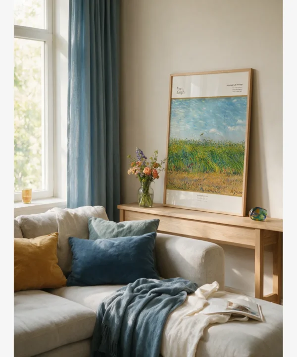 Van Gogh-Wheatfield with Partridge Poster