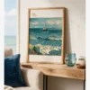 Van Gogh - Seascape near Les Saintes Poster