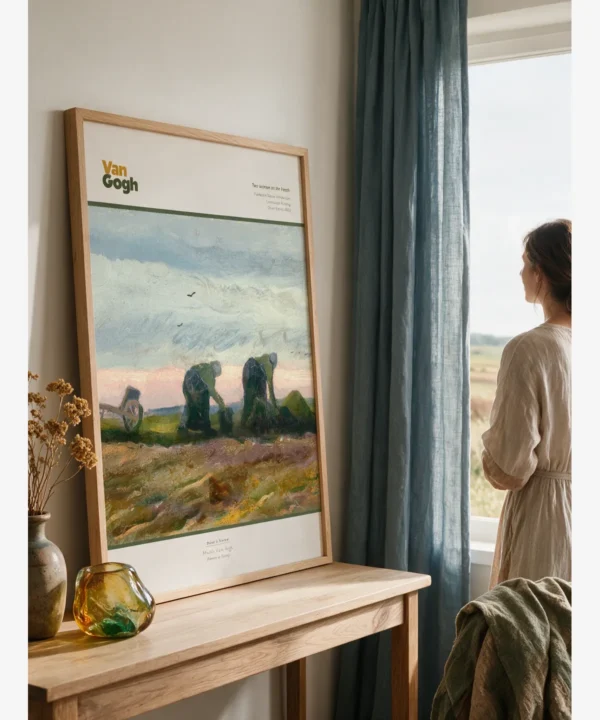 Van Gogh-Two Women on the Heath Poster