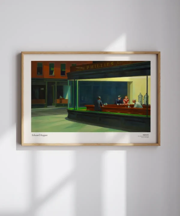 Edward Hopper-Nighthawks Poster
