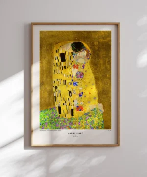 Gustav Klimt-The Kiss Poster Gustav Klimt-The Kiss Poster