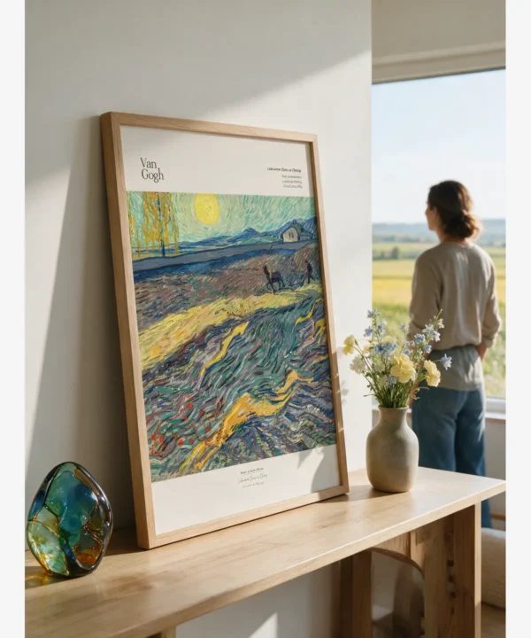 Van Gogh-Laboureur Dans un Champ Poster