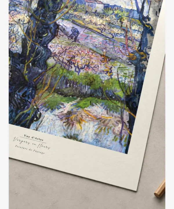 Van Gogh - Flowering Orchards Poster