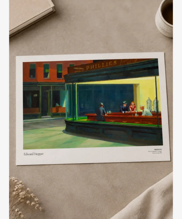 Edward Hopper-Nighthawks Poster
